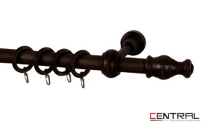 ΚΟΥΡΤΙΝΟΞΥΛΟ MILANO 28MM/120ΕΚ. WENGE
